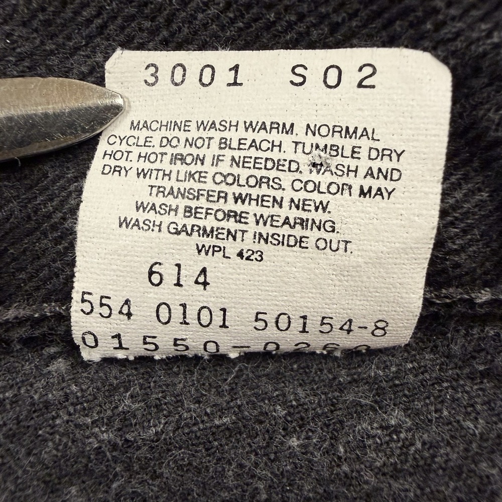 Vintage Levi's 550 Relaxed Fit Jeans‎ Mens 44x30 Faded Black Denim Jeans Y2K USA - Picture 15 of 16